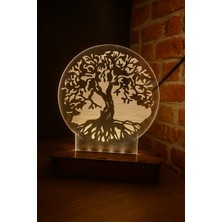 Misspergamon Yaşam Ağacı 3D Akrilik Gece Lambası