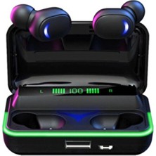 Ns Store E10 Kablosuz Oyuncu Kulaklığı Rgb 5.1 S 800MAH Powerbank Özellikli Kablosuz Düşük Gecikmeli