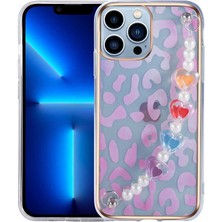 Spia iPhone 13 Pro Uyumlu Spıa Pilla Kapak-Pembe