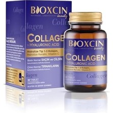 Bioxcin Beauty Kolajen 30 Tablet - Tip1 Tip 3 Hidrolize Kolajen Türkiye Menşeli Besleyici İçerik