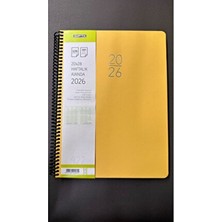 Gıpta Ajanda 2026 Spiralli Haftalık Ajanda Sert Kapak 20*28 cm 422-SEK