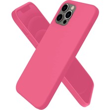 iPhone 12 Pro Kılıf First Silikon - Pembe - FKU3298-5477