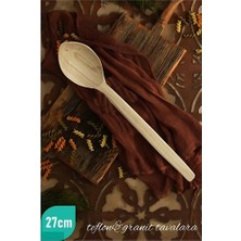 Butik Bfs  Ahşap Karıştırma Kaşığı Doğal Gürgen