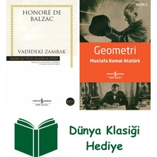 İş Bankası Kültür Yayınları Vadideki Zambak + Geometri + Dünya Klasiği Hediye