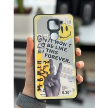 Go Aksesuar Xiaomi Redmi Note 9 Uyumlu Aynalı Forever Tasarımlı Silikon Kılıf