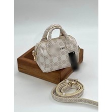 Golden Monogram Desen Mini Speedy Çanta
