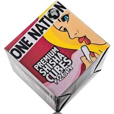 One Natıon 26ER Premium Nargile Kömürü 1kg Doğal Hindistan Cevizi Kabuğundan Yapılmış Küpler