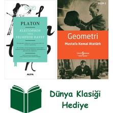 Alfa Yayınları Kleitophon Veya Felsefeye Davet + Geometri + Dünya Klasiği Hediye
