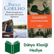 Can Yayınları Piedra Irmağının Kıyısında Oturdum Ağladım + Geometri + Dünya Klasiği Hediye