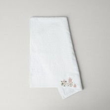 Linens Gift Bambu 50X85 cm Yüz Havlusu Beyaz