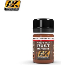 Ak Interactive AK 4112 35 ml. Orta Pas Efekti, Deposits Serisi Enamel Model Boyası