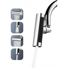 Noyiska Tasarruflu 4 Modlu Şelale Ayarlanabilir Musluk Başlığı Mutfak Banyo Perlatör Evye Lavabo Bataryası