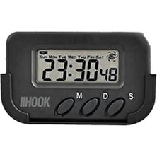 Hook Pomodoro Öğrenci Saati Kronometreli Ders Çalışma Saati Dijital Masa Saati