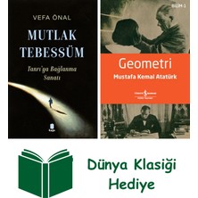 Kapı Yayınları Mutlak Tebessüm + Geometri + Dünya Klasiği Hediye