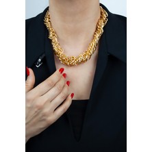Liveyn Design Gold Sarmal Kolye