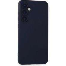 Samsung Galaxy S24 Kılıf Nano Içi Kadife Silikon - Lacivert - FKU7449-4163