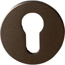 System RO22 Kapı Kolu Rozeti Yale (Dış Kapı) Fırçalı Bronz 52X52X5 mm