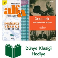 Alfa Yayınları Alfa Ingilizce - Türkçe Genel Sözlük + Geometri + Dünya Klasiği Hediye
