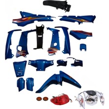 Monero Mondial Mfh Kh Kaporta Seti Far + Stop Dahil Mavi