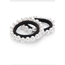 MSL Aksesuar 2 Li İnci Renkli Lastık Toka Kadın Kullanıcılar İçin Şık Aksesuar