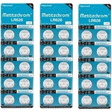 Mettzchrom 30'lu Kol Saat Pili SR626 LR626 1.5V Uzun Ömürlü Yüksek Performans