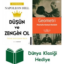 Destek Yayınları Düşün ve Zengin Ol + Geometri + Dünya Klasiği Hediye