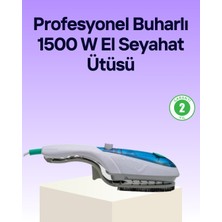 Portatif Buharlı Ütü Pratik Seyahat Tipi Kırışıklık Açıcı - F067K975-U85067