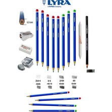 Lyra Robinson Dereceli Kurşun Kalem Seti 13 Parça Eskiz Set