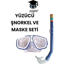 Yüzücü Maske ve Şnorkel Seti