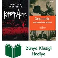 Everest Yayınları Kandan Adam + Geometri + Dünya Klasiği Hediye