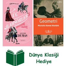 Alfa Yayınları Üç Silahşörler 3 - Bragelonne Vikontu + Geometri + Dünya Klasiği Hediye