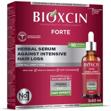 Store Fullf Bioxcin Bioxin Forte Serum 3 x 50 ml İyon Özellikli Hızlı Isınma Teknolojisi ile Etkili Fırça