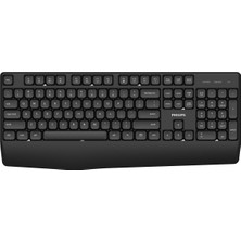 Philips SPK6348 Kablosuz Türkçe Q Klavye Siyah
