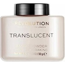 Revolution - Loose Baking Powder Translucent Matlaştırıcı Sabitleyici Beyaz Pudra