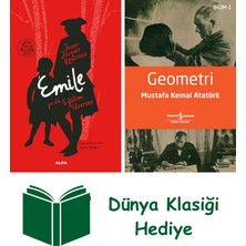 Alfa Yayınları Emile Ya Da Eğitim Üzerine (Ciltli) + Geometri + Dünya Klasiği Hediye
