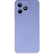Realme C53 Kılıf Nano Içi Kadife Silikon - Lila - FKU6246-3656