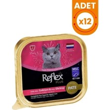 Reflex Plus Pate Somonlu ve Karidesli Yetişkin Konserve Kedi Maması