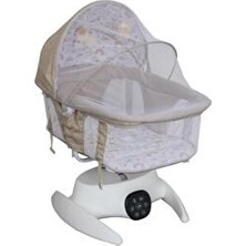 Acr Ciciko Rosy Elektrikli Otomatik Sallanan Bebek Beşik ve Ana Kucağı, 5 Farklı 3D Sallanma Hızı, Oyuncaklı