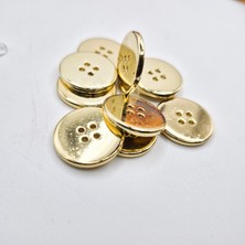 Ceket Kaban Blazer Gold Metal Dikme Düğme-32 Boy -20 mm