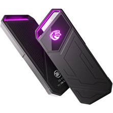 Always Teknoloji Kingspec Z5 Taşınabilir SSD 1tb, 2090MB/S Metal Rgb Kasa Usb-C
