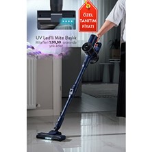 Sinbo Bldc Motorlu Dikey Kablosuz Şarjlı LED Aydınlatmalı Süpürge SVC-8620 - (Uv Led'li Mite Başlık )