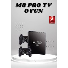 M8 Pro Mini 2.4g 10K Ultra Hd 64 GB Tv Box Android Tv Game Box  2 Adet Oyun Konsolu - F597K044-U975