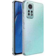 Caseart Xiaomi Redmi Note 12 Pro 4g ile Uyumlu Kapak Kamera Korumalı Şarj Yeri Tıpalı Şeffaf Silikon Kılıf