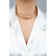 Liveyn Design Gold Choker Kolye