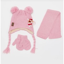 Laviyonsa Kız Çocuk ve Bebek Atkı & Bere & Eldiven Takımı