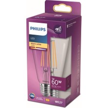 Store Fullf LED 60W ST64 Filament Ampul, 2700K Sarı Işık, E27 Normal Duy, Dim Edilmez