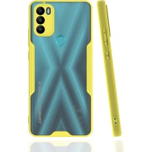 General Mobile Gm 21 Plus Kılıf Platin Silikon - Sarı - FKU5677-8744