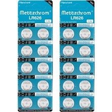 Mettzchrom Kol Saat Pili SR626 Sw 377A LR626 Ag4 SR626SW 1.5V Kol Saati Pili 20'li Sr 626 Sw Pil