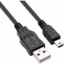 Yıltech USB Mini USB 1.5 mt Oyun Kolu Şarj Kablosu Playstation Ps3 Uyumlu Siyah Renk