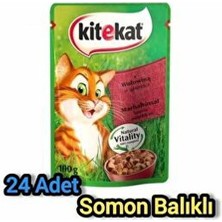 Kitekat -Somonlu Yaş Tam Mama 24 Adet